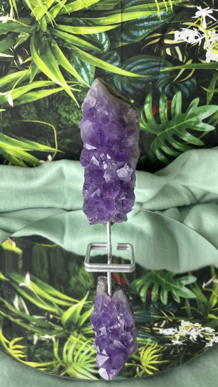 Amethyst Druse auf Ständer - Harmonie für Dein zu Hause 2 Nursesoulangel