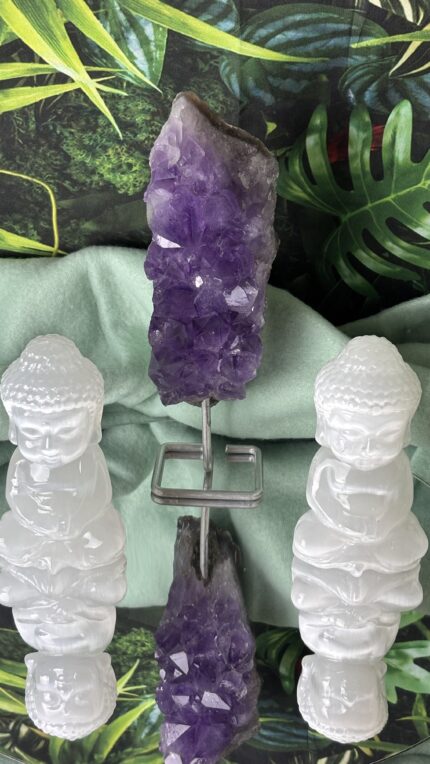 Amethyst Druse auf Ständer - Harmonie für Dein zu Hause