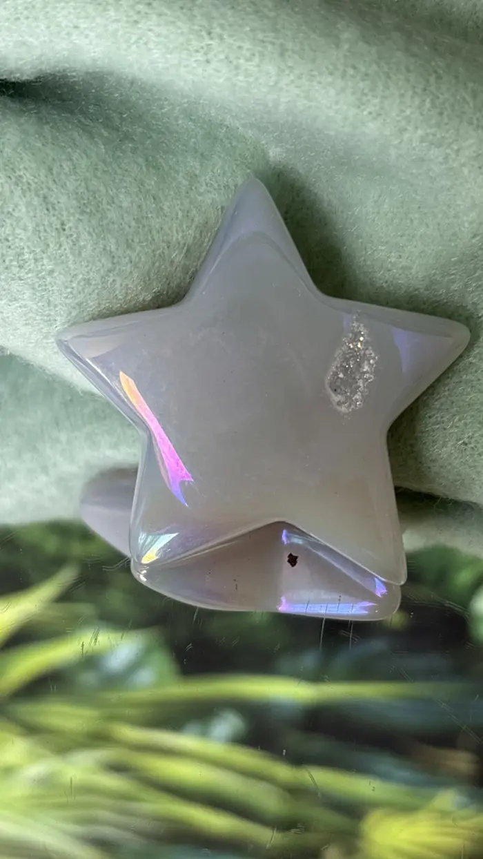 ⭐✨ Ein Stern für deine Seele – Achat mit Glitzerherz & himmlischem Schutz 💫 3 Nursesoulangel
