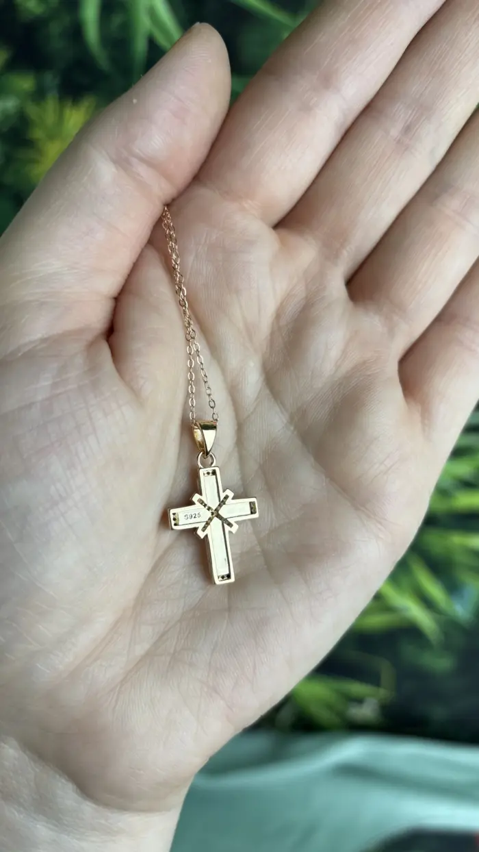 ✨💖 Trage dein Licht – Opal-Kreuz Halskette in Roségold für deine Herzensenergie 🌈🕊️ 5 Nursesoulangel