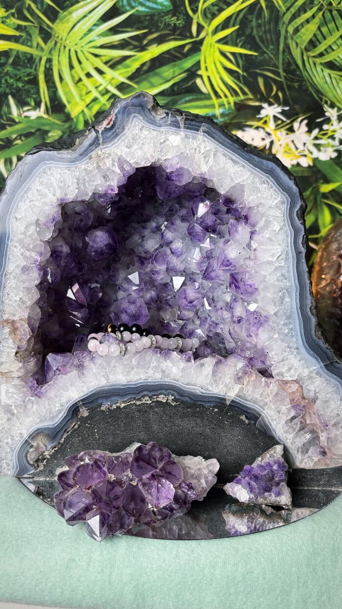 💜 Majestätische Amethyst-Druse aus Spanien 1 Nursesoulangel