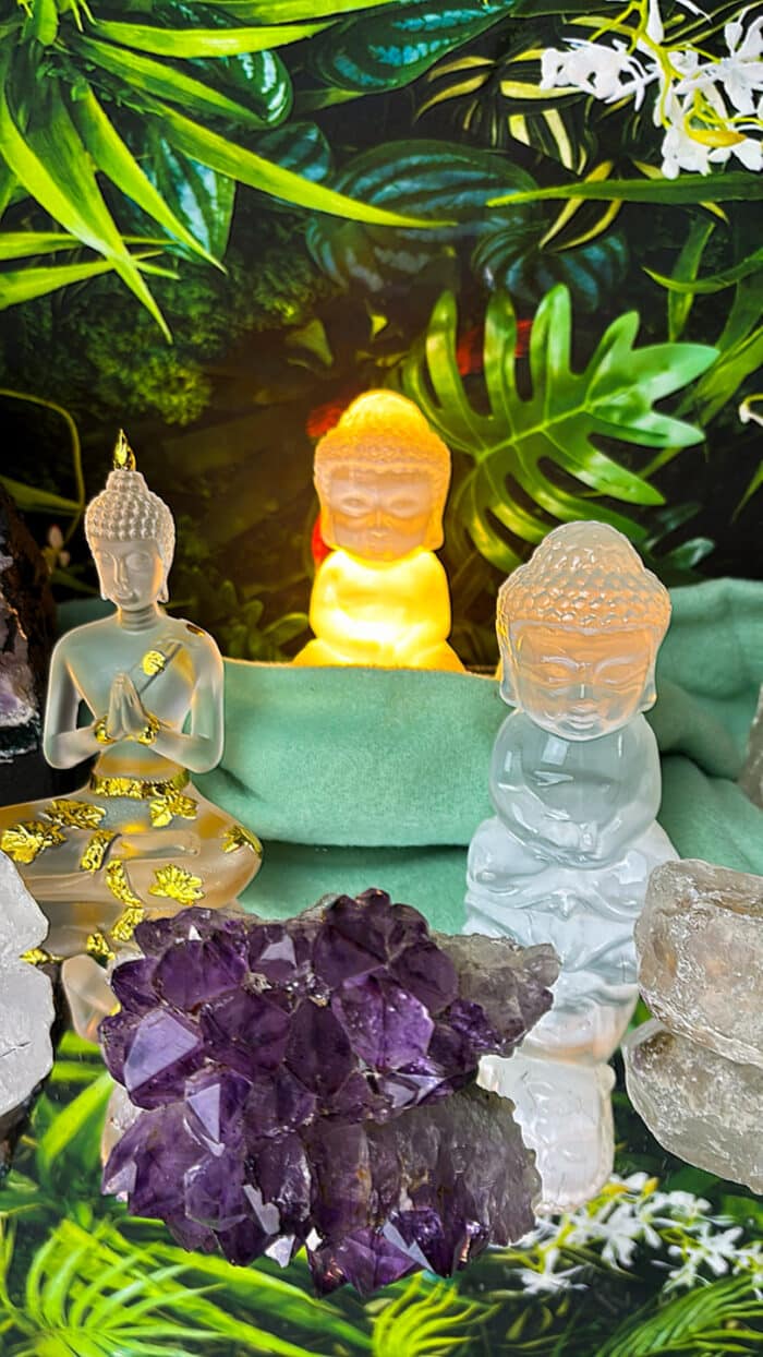 🙏 Weißer Selenit Buddha – Dein leuchtender Begleiter für inneren Frieden 💫 8 Nursesoulangel