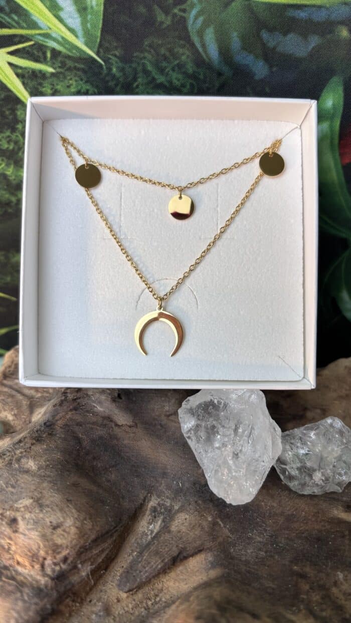 🌙 Mondkind Halskette – Für himmlische Göttinnen mit goldenem Herz 5 Nursesoulangel