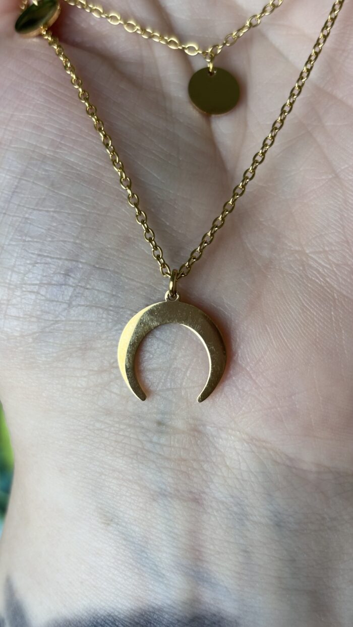 🌙 Mondkind Halskette – Für himmlische Göttinnen mit goldenem Herz 6 Nursesoulangel