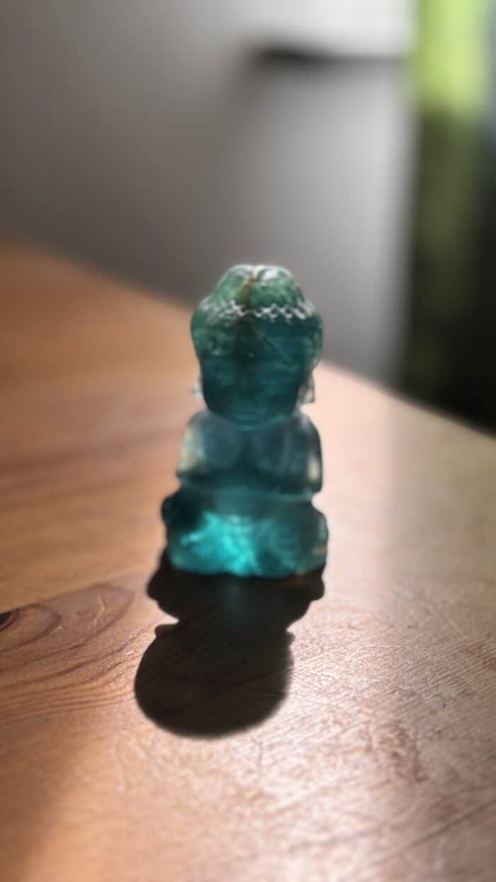 💚 Grüner Fluorit Buddha – Herzöffnung & Seelenklarheit 8 Nursesoulangel