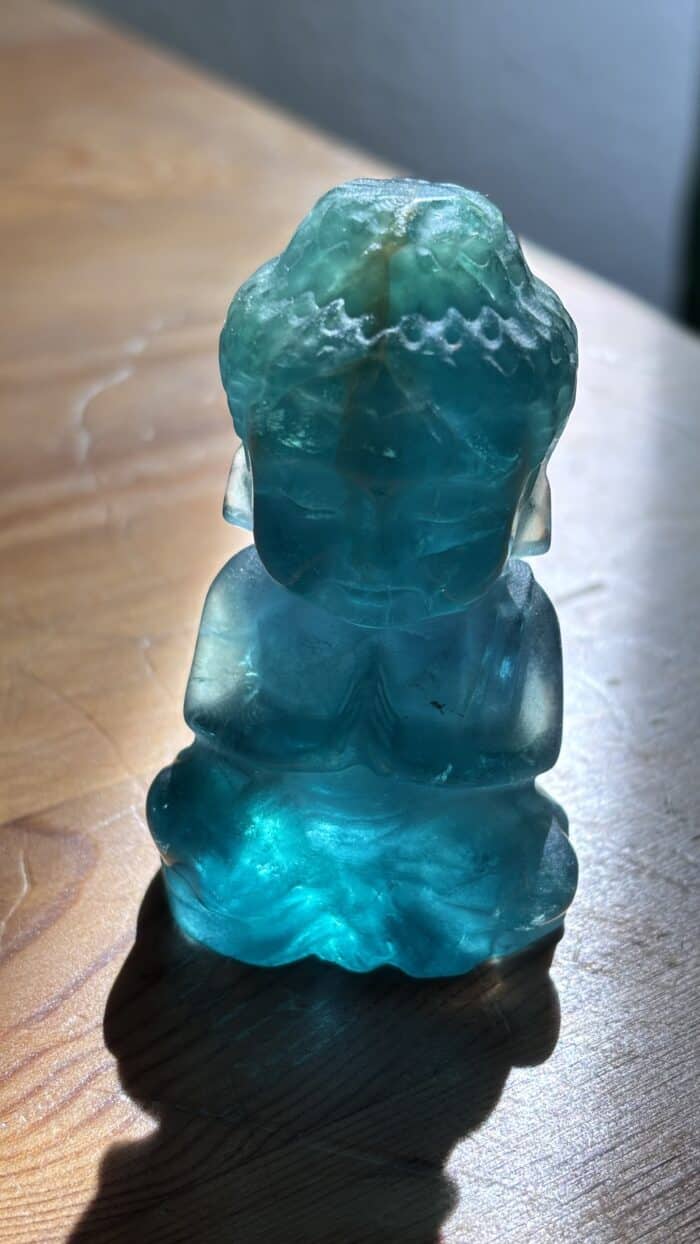 💚 Grüner Fluorit Buddha – Herzöffnung & Seelenklarheit 6 Nursesoulangel