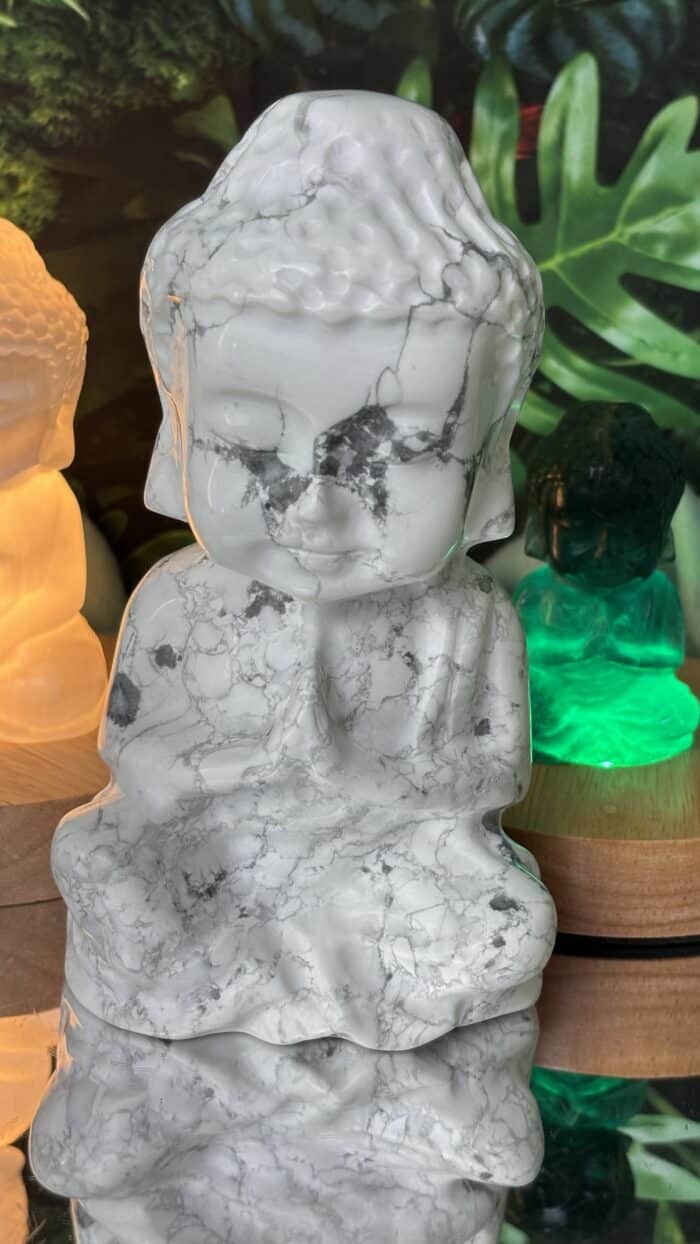 🕊️ XL Howlith Buddha – Ruhe. Klarheit. Seelenfrieden. 🕊️ 7 Nursesoulangel