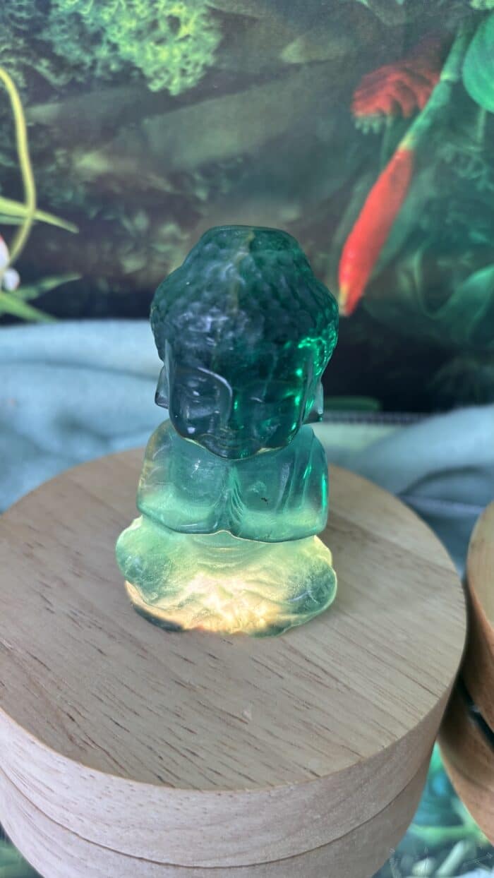 💚 Grüner Fluorit Buddha – Herzöffnung & Seelenklarheit 2 Nursesoulangel