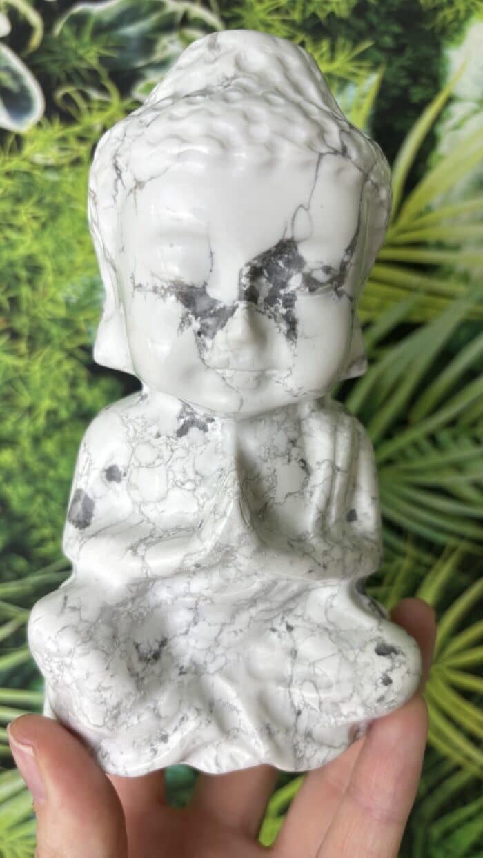 🕊️ XL Howlith Buddha – Ruhe. Klarheit. Seelenfrieden. 🕊️ 10 Nursesoulangel