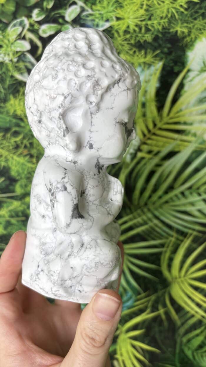 🕊️ XL Howlith Buddha – Ruhe. Klarheit. Seelenfrieden. 🕊️ 11 Nursesoulangel