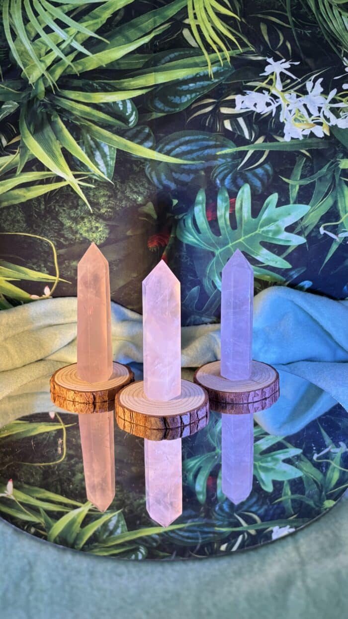 🌸 Rosenquarz Obelisk – Dein Herzöffner aus Stein 💗 2 Nursesoulangel