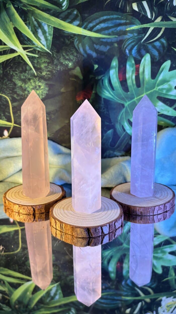 🌸 Rosenquarz Obelisk – Dein Herzöffner aus Stein 💗 5 Nursesoulangel