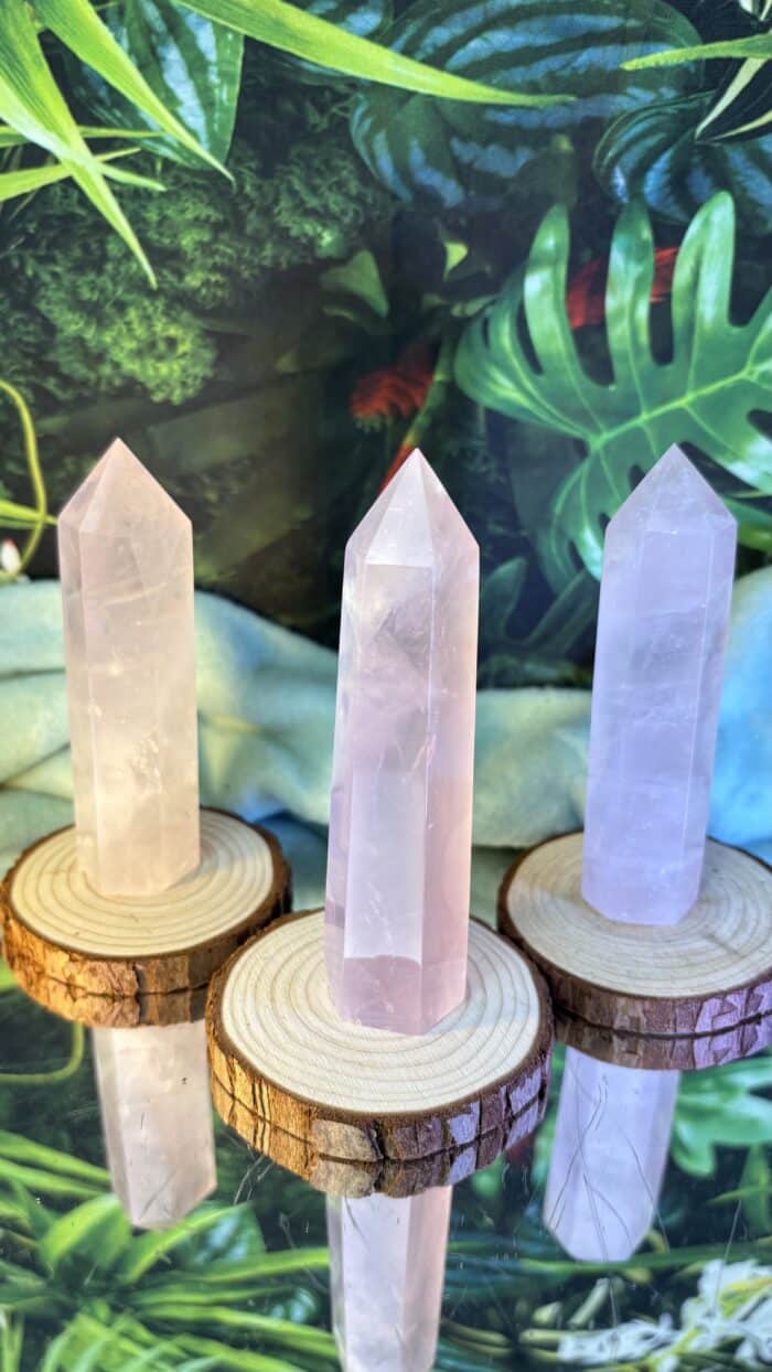 🌸 Rosenquarz Obelisk – Dein Herzöffner aus Stein 💗 8 Nursesoulangel