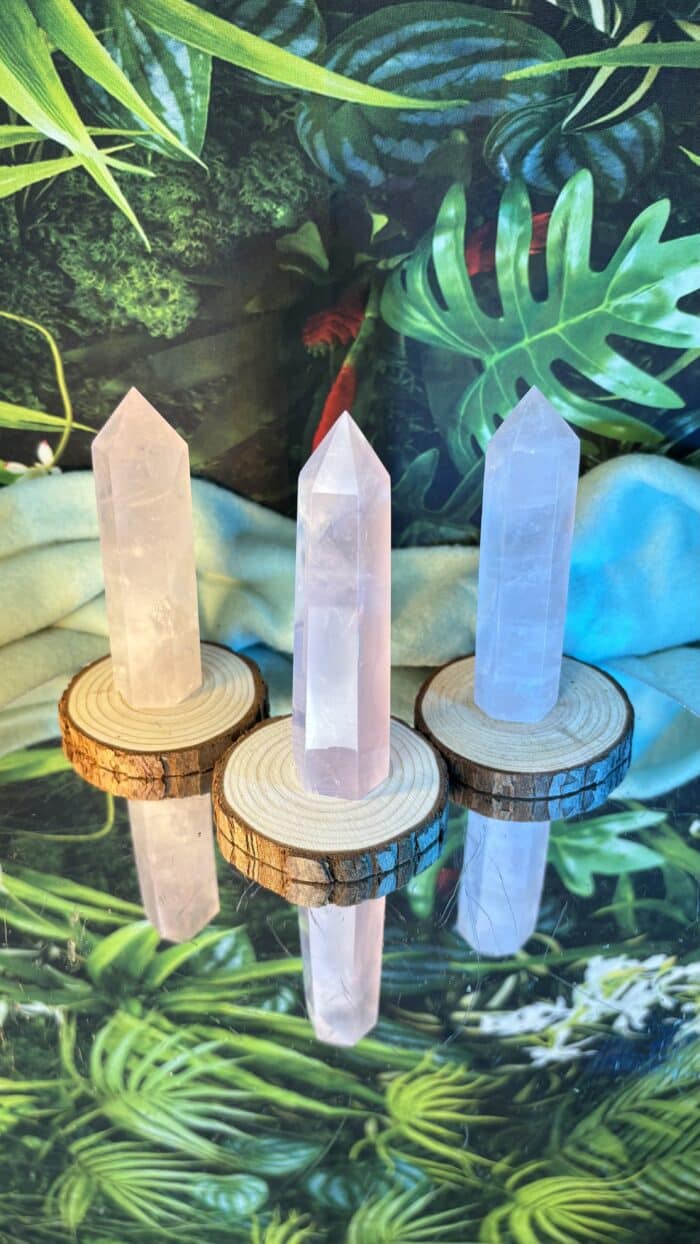 🌸 Rosenquarz Obelisk – Dein Herzöffner aus Stein 💗 3 Nursesoulangel