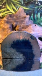 🔵 Magischer blauer Achat-Teelichthalter (gefärbt) – Bild 4