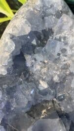 🩵 Magisches Blauer Coelestin Kristall-Ei – Bild 4