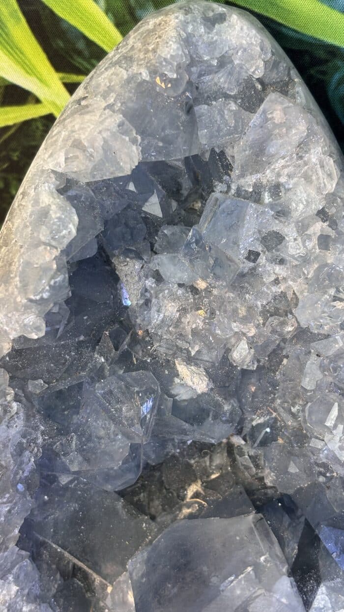 🩵 Magisches Blauer Coelestin Kristall-Ei – Bild 5