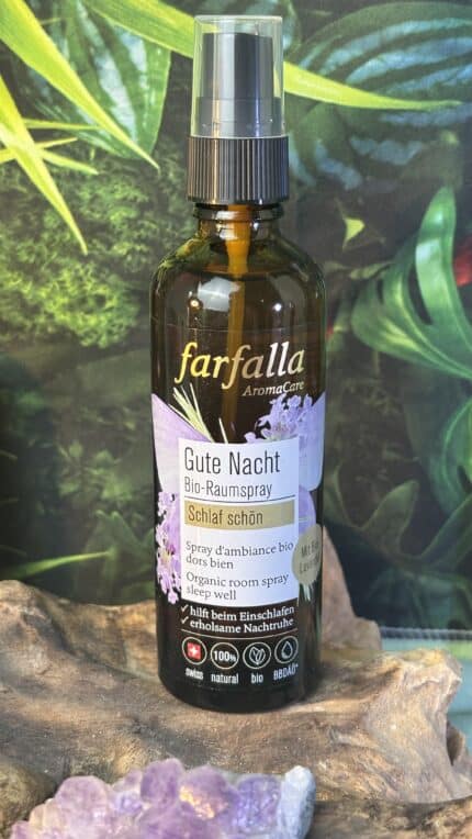 🌿 Farfalla Schlaf schön – Bio Lavendel Gute Nacht Raumspray