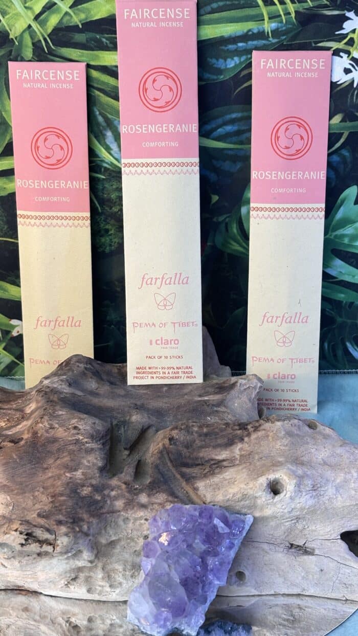 🌺 Farfalla Rosengeranie Räucherstäbchen – 10 Stück | 15 g – Bild 2