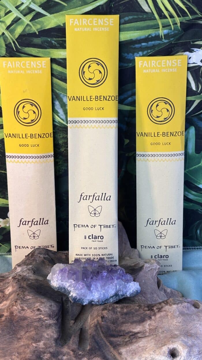 🌼 Farfalla Räucherstäbchen Vanille-Benzoeharz – 10 Stück | 15 g – Bild 3