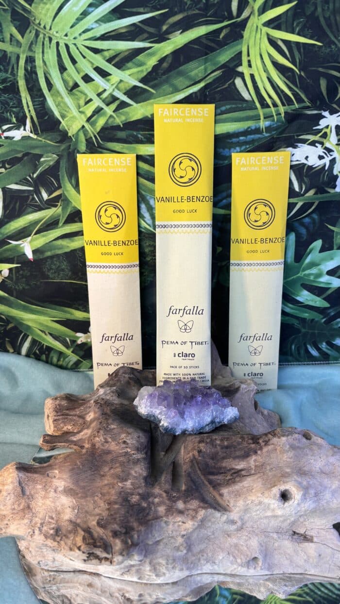 🌼 Farfalla Räucherstäbchen Vanille-Benzoeharz – 10 Stück | 15 g – Bild 1