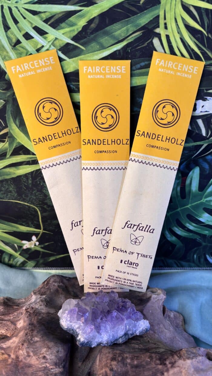 🪵 Farfalla Räucherstäbchen Sandelholz – 10 Stück | 15 g | FAIRCENSE-zertifiziert – Bild 3