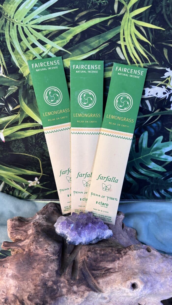 🍋 Farfalla Räucherstäbchen Lemongrass – Faircense Naturduft aus Südindien – Bild 1