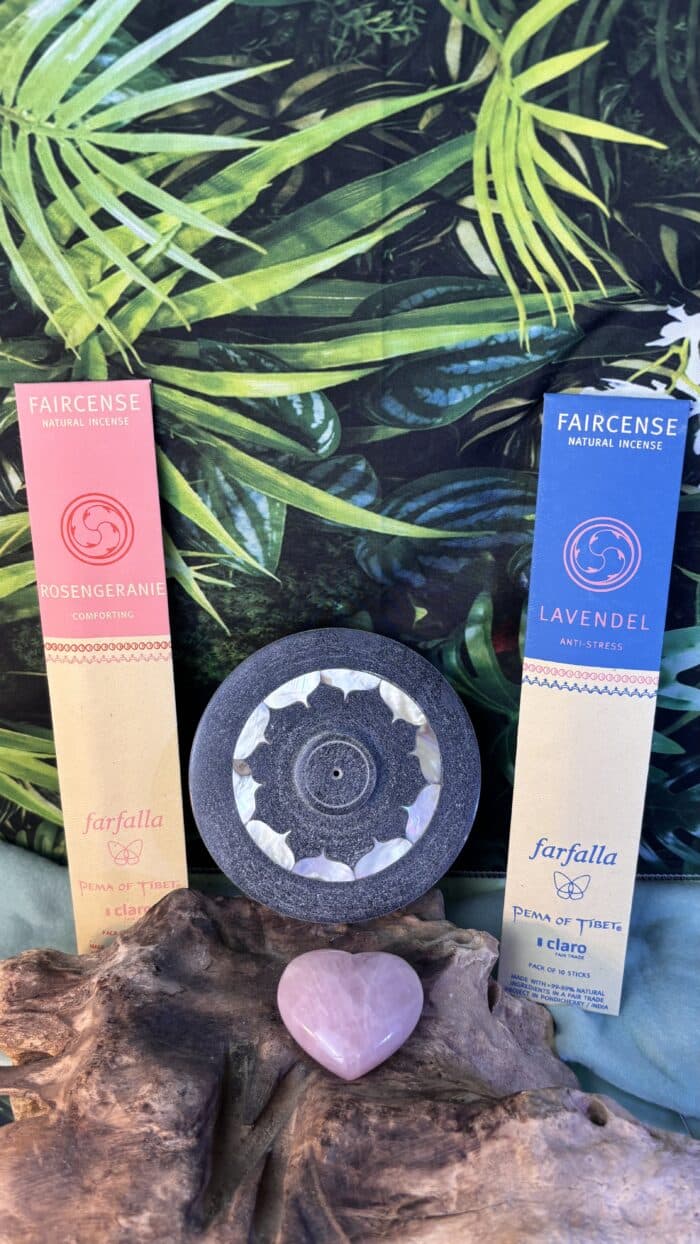 🪷 Farfalla Räucherstäbchenhalter „Lotus“ mit Schachtel – Bild 1