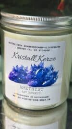 💜 So riecht die Welt – Kristall Duftkerze Amethyst | Anti-Stress & innere Klarheit – Bild 3