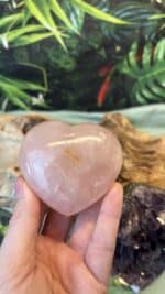 💗 XXL Rosenquarz Herz – Bild 10