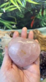 💗 XXL Rosenquarz Herz – Bild 8