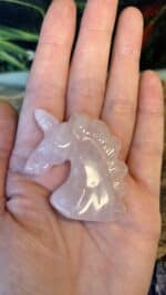 💗 Magisches Rosenquarz Einhorn