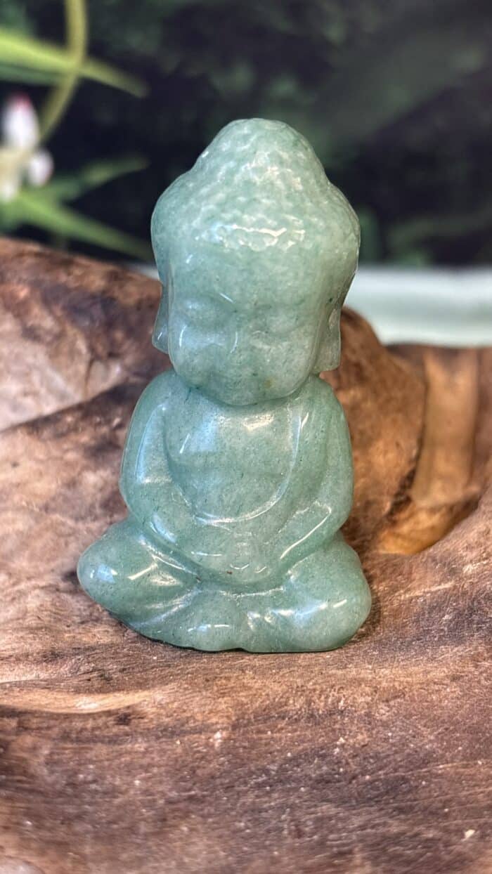 💚 Aventurin Buddha – Bild 1