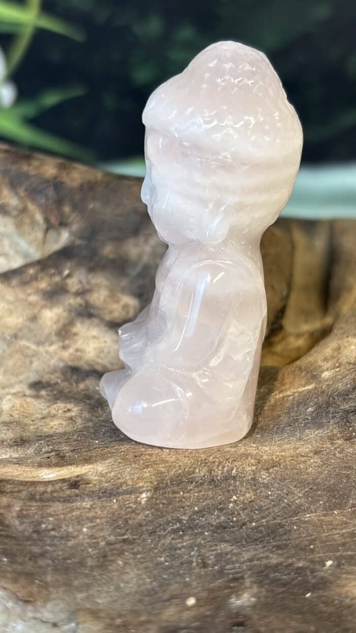 💗 Rosenquarz Buddha – Bild 2