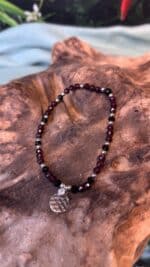 ❤️‍🔥 Facettiertes Granat-Turmalin Schutzarmband Handgefertigt – Bild 5