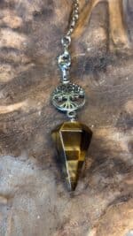 🌳 Baum des Lebens Pendel aus Tigerauge – Bild 5