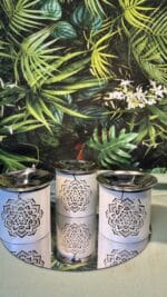 ✨ Räucherstövchen Mandala mit Edelstahlschale von BERK – Harmonie für Raum, Seele & Geist – Bild 4