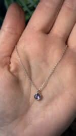 💜✨ Echte Silberkette mit Amethyst-Anhänger – Klarheit, Schutz & spirituelle Tiefe ✨💜 – Bild 5
