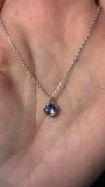 💜✨ Echte Silberkette mit Amethyst-Anhänger – Klarheit, Schutz & spirituelle Tiefe ✨💜 – Bild 4