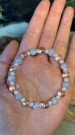 💎 Aquamarin & Angel Aura Armband 💎 – Bild 2