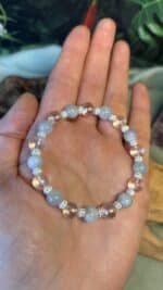 💎 Aquamarin & Angel Aura Armband 💎