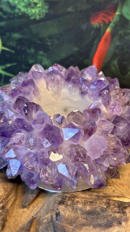 💜 Amethyst Teelichthalter 💜