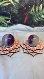 🌈 Regenbogen Fluorit Kugel – Klarheit, Fokus & Schutz