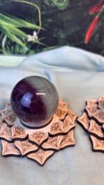 🌈 Regenbogen Fluorit Kugel – Klarheit, Fokus & Schutz – Bild 4