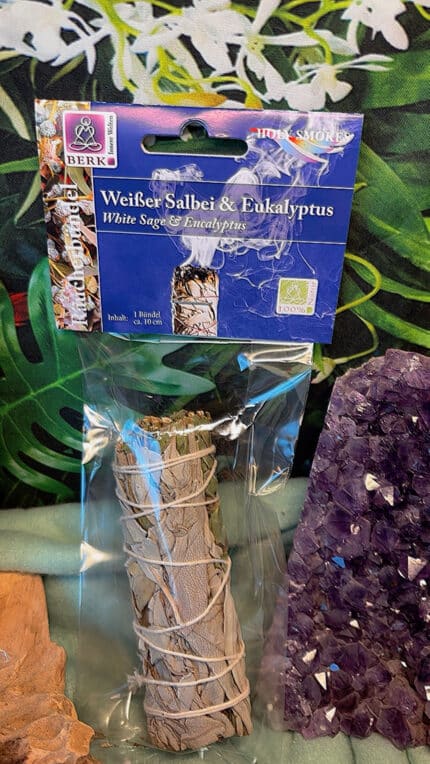 Weißer Salbei & Eukalyptus Räucherbündel