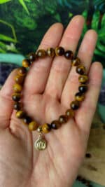 ✨ Schutzarmband Tigerauge & Lotus – Seelenkreation von Nurse Soul Angel ✨ – Bild 4