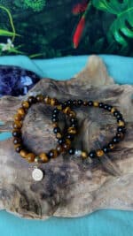 ✨ Schutzarmband Tigerauge & Lotus – Seelenkreation von Nurse Soul Angel ✨ – Bild 6