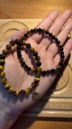 ✨ Schutzarmband Tigerauge & Lotus – Seelenkreation von Nurse Soul Angel ✨ – Bild 5