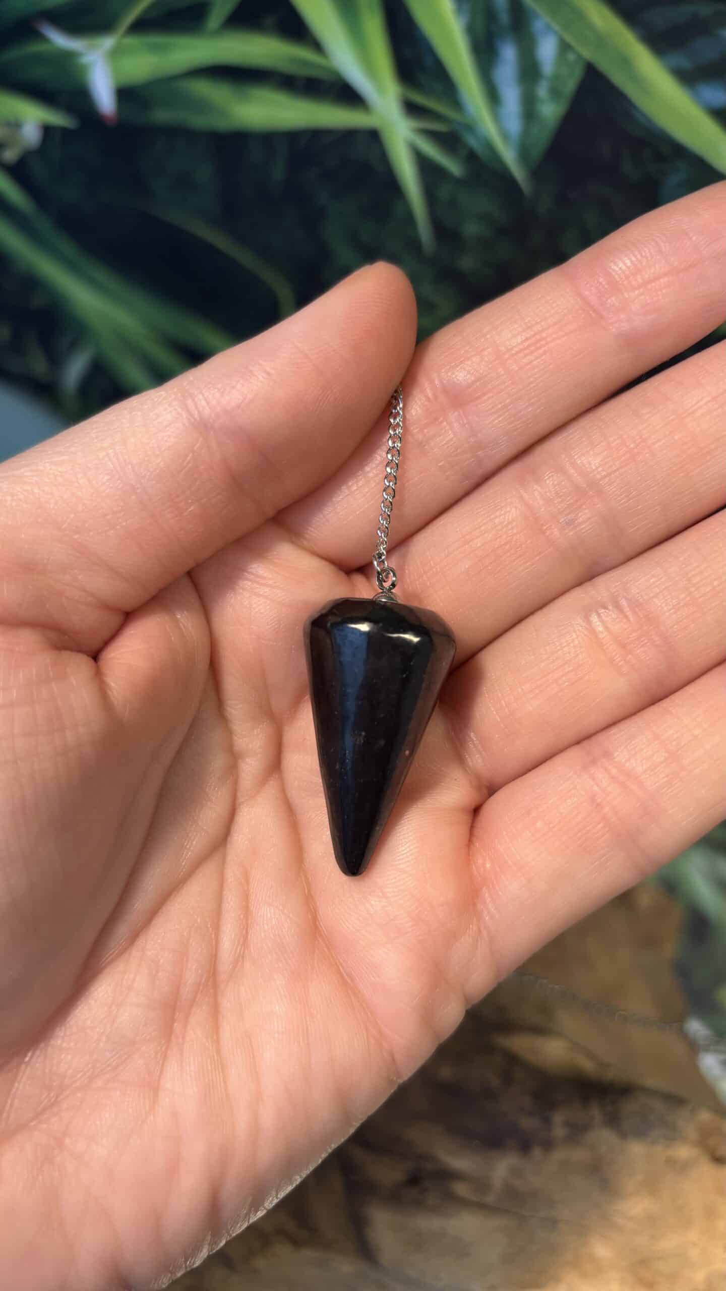 Schungit Pendel 🖤 Schungit Pendel – handverlesen aus Idar-Oberstein 🖤 – Bild 1