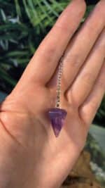 💜 Amethyst Pendel – handverlesen aus Idar-Oberstein 💜 – Bild 3